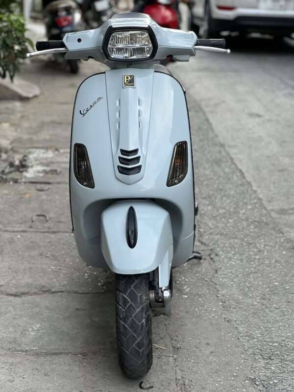 Piaggio Vespa LX đèn vuông xanh đen 2013 biển 97B1