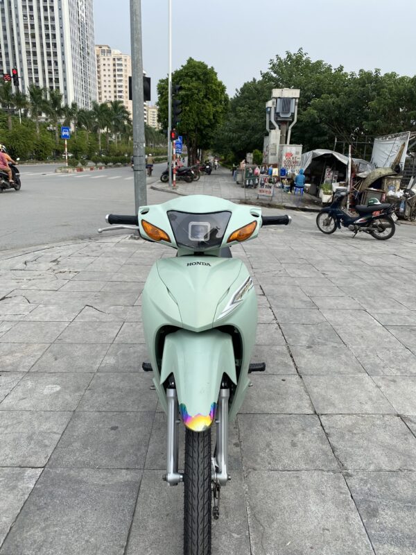 Honda Wave A110 xanh bạc đen 2018 biển 17B6